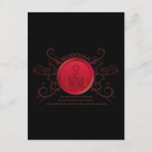 Buddha Gegenwart Postkarte
