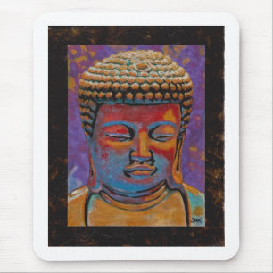 Buddha, Gerahmt Mousepad