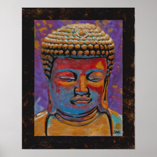 Buddha, Gerahmt Poster