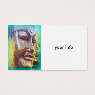 Buddha Gesicht grün