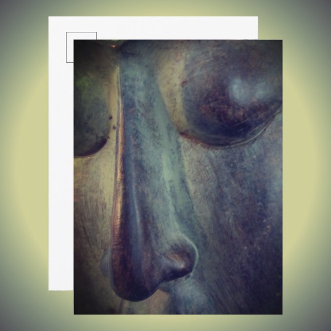 Buddha-Gesicht Postkarte (Von Creator hochgeladen)