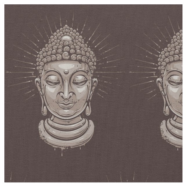 Buddha-Gewebe Stoff (Nahaufnahme)
