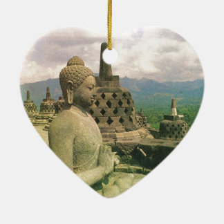 Buddha-Glockenstatue, Borobodur Tempel, Java Keramikornament