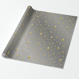 Buddha, golden + buddha, asiatisches Muster, glänz Geschenkpapier