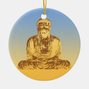 Buddha Graphic Keramikornament