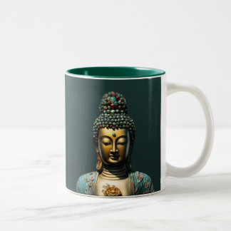 Buddha Guanyin #69 - Buddhistische Shaman-Tasse Zweifarbige Tasse