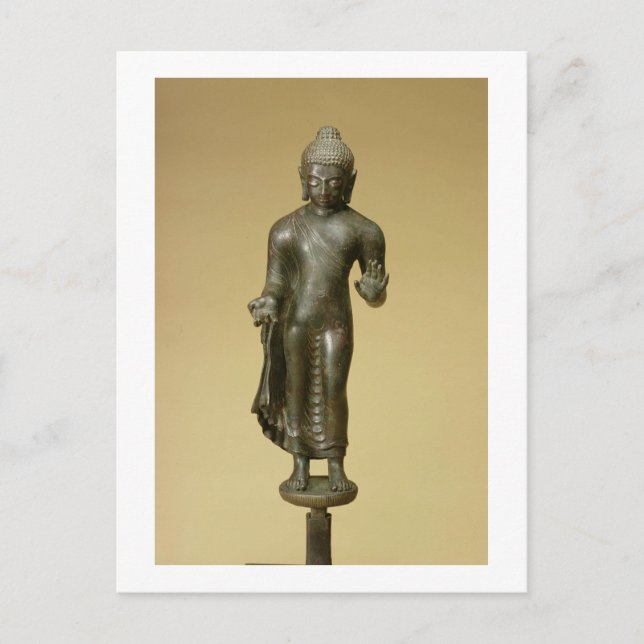 Buddha, Gupta, Phopnar (Bronze) Postkarte (Vorderseite)