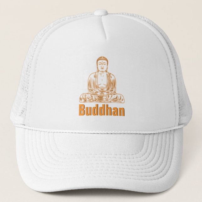 Buddha Hat Truckerkappe (Vorderseite)
