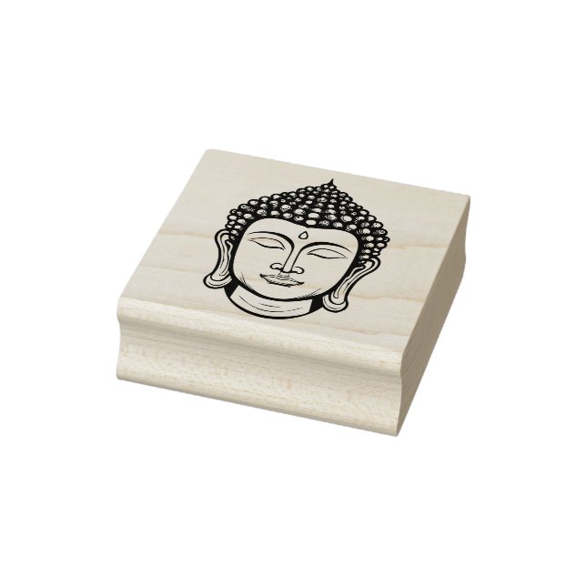 Buddha Head Gummistempel (Stempel)