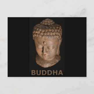 Buddha Head Postkarte