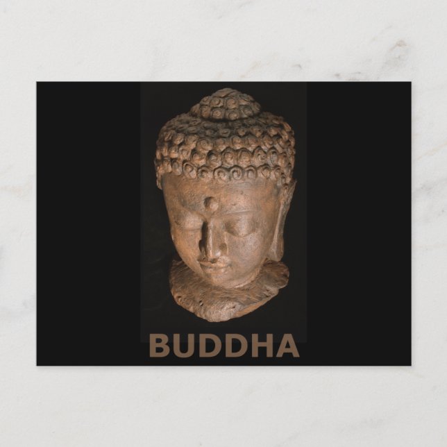 Buddha Head Postkarte (Vorderseite)