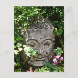 Buddha Head Postkarte