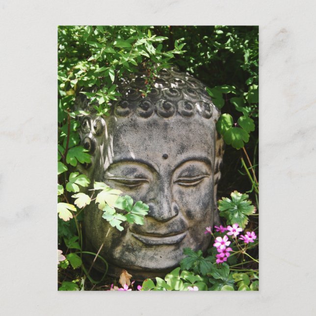 Buddha Head Postkarte (Vorderseite)