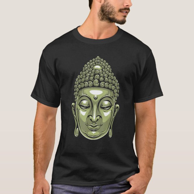 Buddha Head Siddhartha Gautama T-Shirt (Vorderseite)