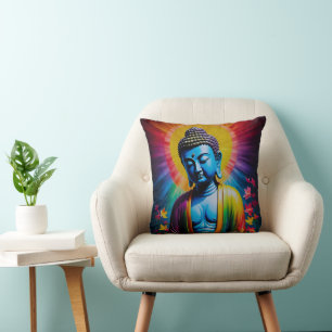 Buddha Heilige Strahlen des Friedens Kissen