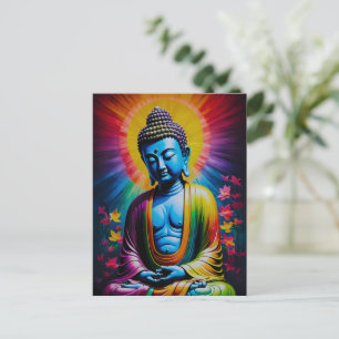 Buddha heilige Tage des Friedens Feiertagspostkarte