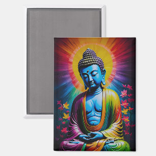 Buddha heilige Tage des Friedens Magnet