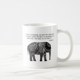 Buddha-Hennastrauch-Klugheits-Elefant Tasse