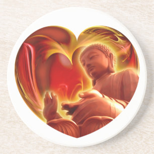 BUDDHA Herz Untersetzer