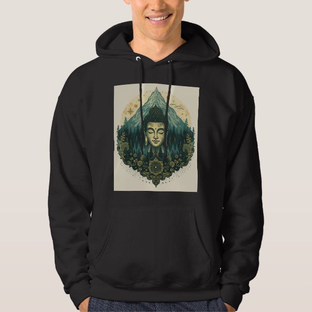 Buddha Hoodie (Vorderseite)