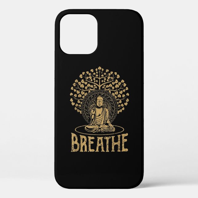 Buddha Idee Yoga und Meditation Case-Mate iPhone Hülle (Rückseite)