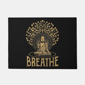 Buddha Idee Yoga und Meditation Fußmatte