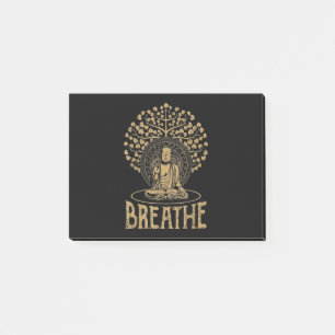 Buddha Idee Yoga und Meditation Post-it Klebezettel