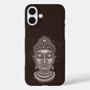 Buddha Illustration - Telefongehäuse iPhone 16 Plus Hülle