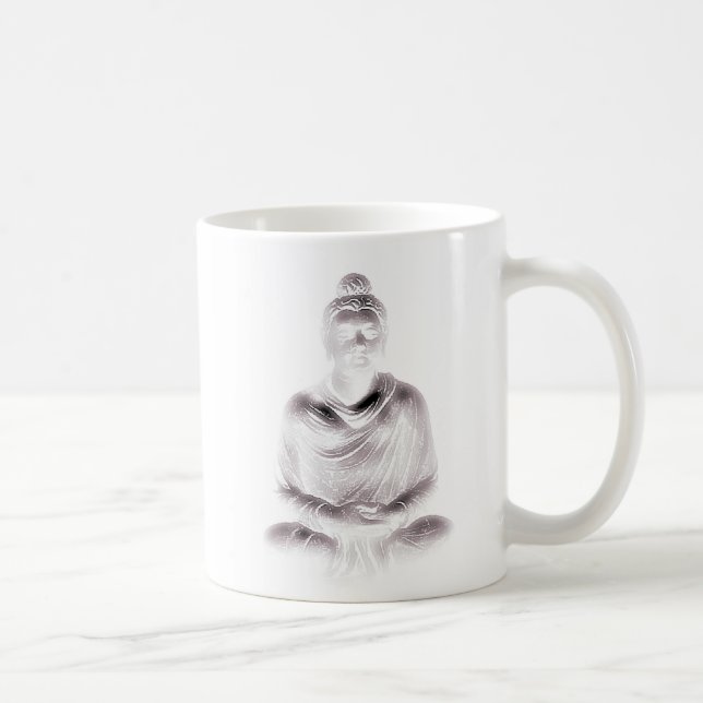 Buddha im Weiß Tasse (Rechts)