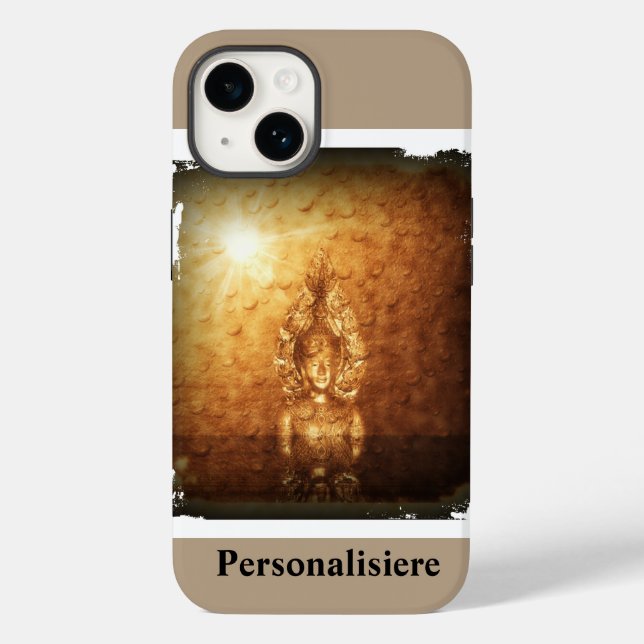 Buddha in der Wolke Case-Mate iPhone Hülle (Rückseite)