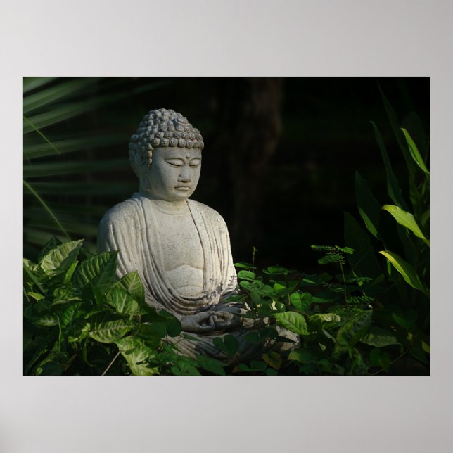 Buddha in Gedanken Poster (Vorne)