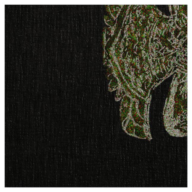 Buddha in schwarz stoff (Muster)