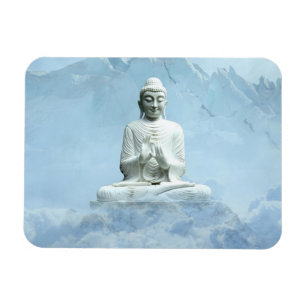 Buddha in Wolken Magnet