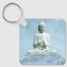 Buddha in Wolken Schlüsselanhänger
