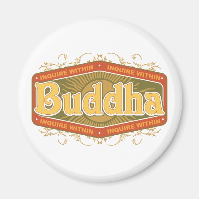 Buddha Inquire Magnet (Vorne)