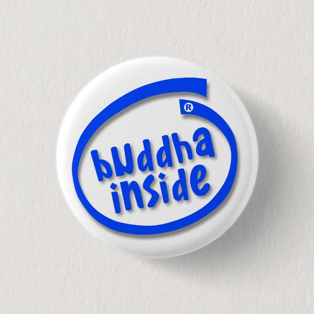 Buddha Inside Button (Vorderseite)