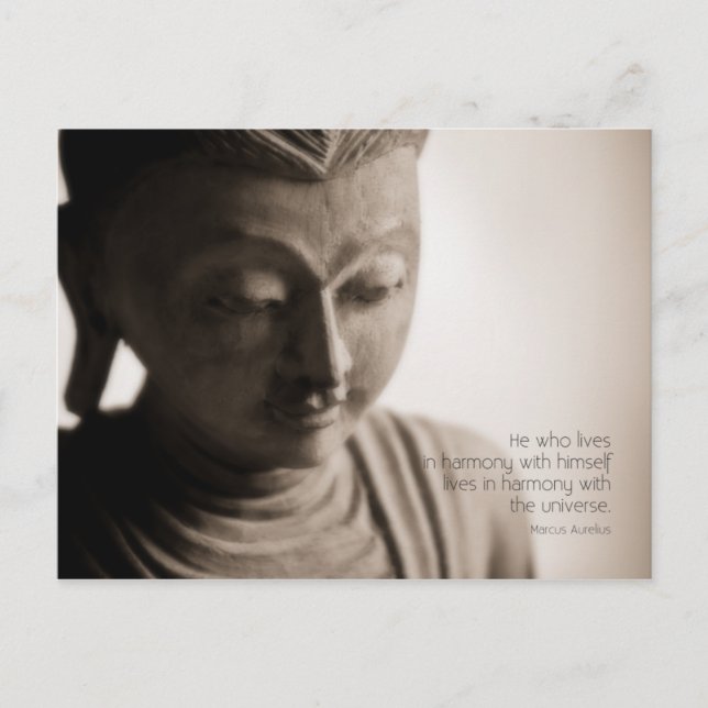 Buddha ・ Inspiration Postkarte (Vorderseite)
