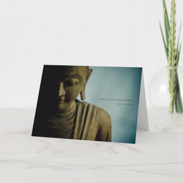 Buddha ・ Inspirationskarte Karte (Vorderseite)