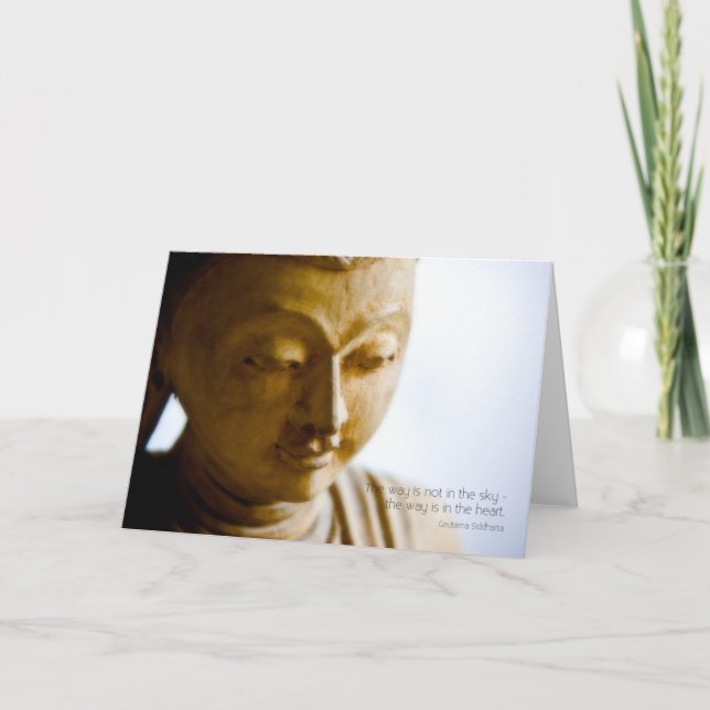 Buddha ・ Inspirationskarte Karte (Vorderseite)