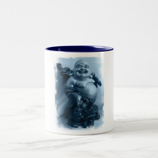 Buddha-Kaffeetasse Zweifarbige Tasse (Mittel)