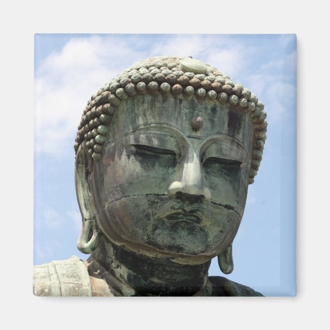 Buddha kamakura-Gesicht Magnet (Vorne)