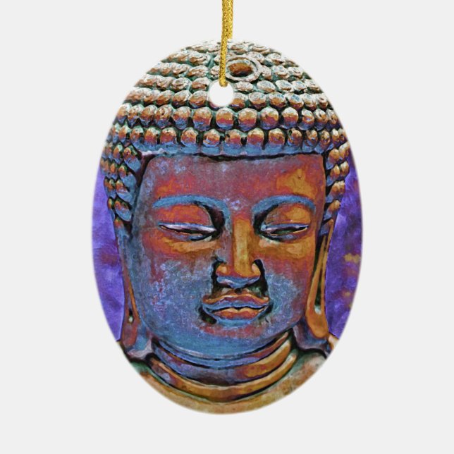 Buddha Keramik Ornament (Vorne)