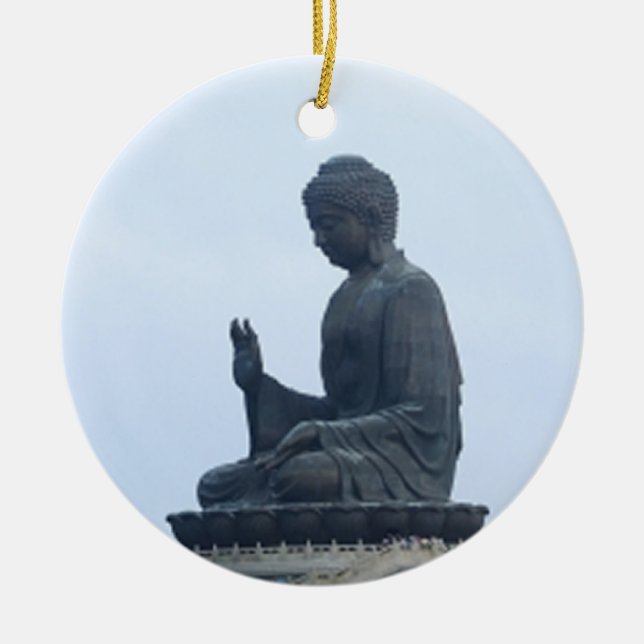 Buddha Keramikornament (Vorne)
