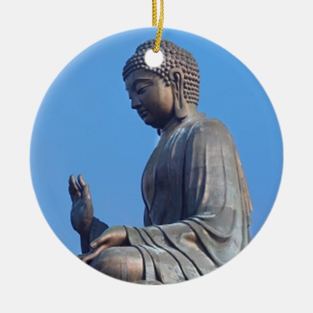 Buddha Keramikornament (Vorne)