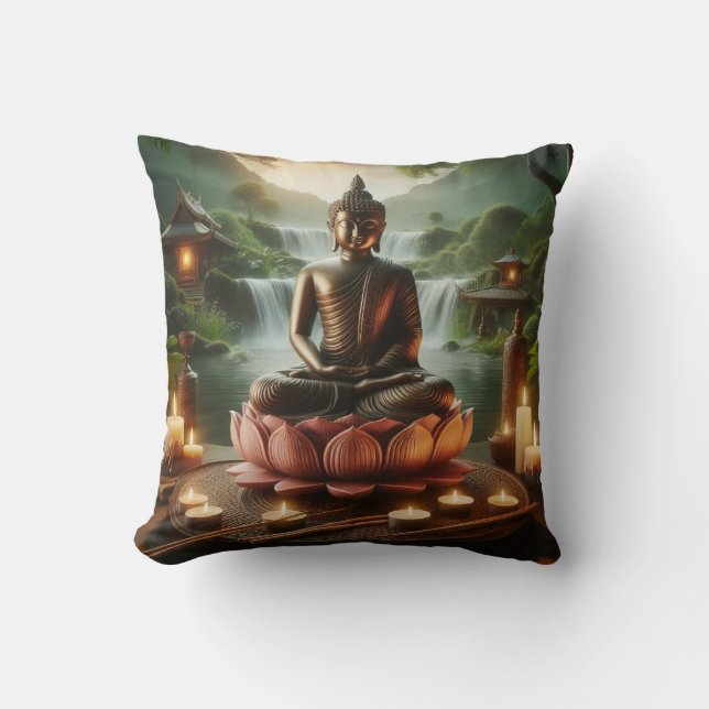 Buddha Kissen (Vorderseite)