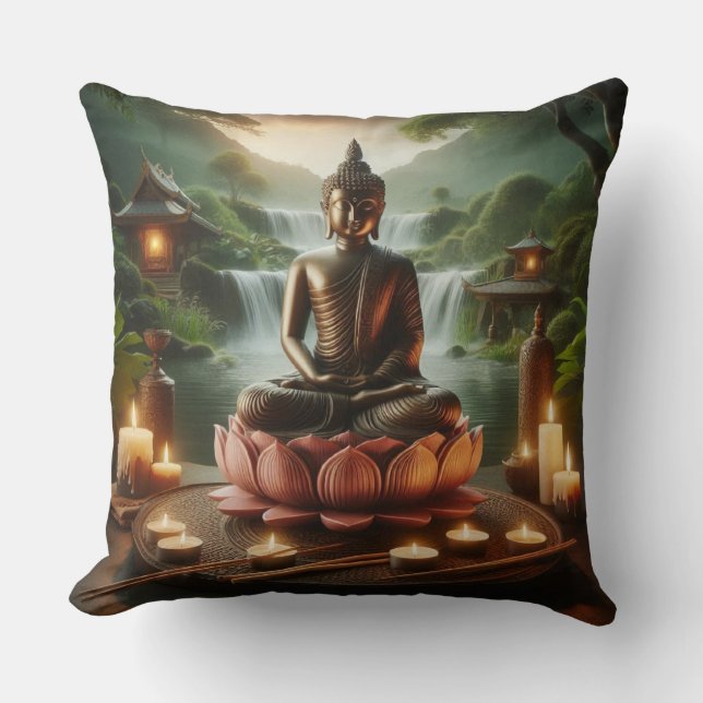 Buddha Kissen (Vorderseite)