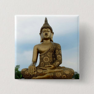 Buddha-Knopf Button