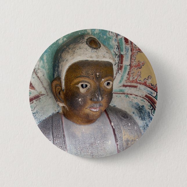 Buddha-Knopf Button (Vorderseite)