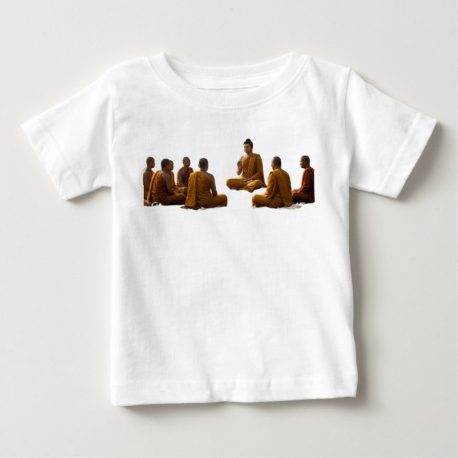Buddha-Kunst-Religiöses T-Shirt für Kinder - Fried (Vorderseite)