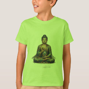 Buddha-Kunst-Religiöses T-Shirt für Kinder - Fried